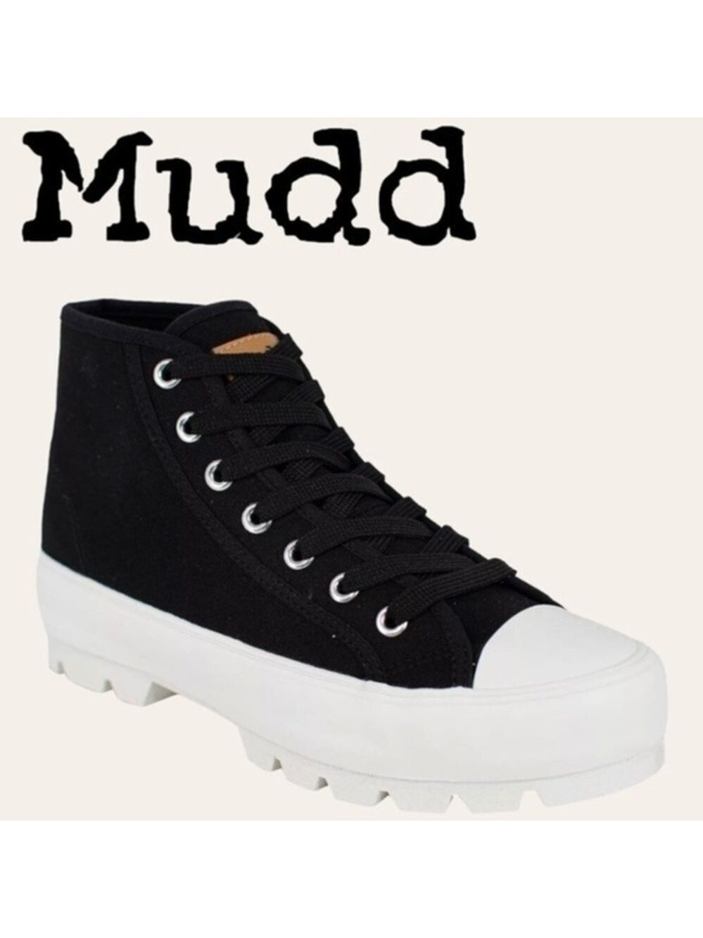 MUDD Jupiter Log High Top Lug Sole Sneakers NWT/8.5M